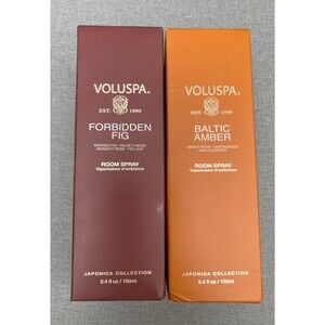 2 Pack NIB Voluspa Baltic Amber Room Spray Japonica Collection 3.4 fl oz/100 ml